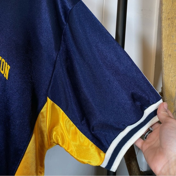 Vintage Diadora Lexington SC USA Yellow Blue 30 Jersey Retro Soccer Football - Picture 4 of 16